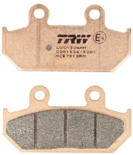 Set Placute Frana Moto Fata / Spate Trw MCB751SRM