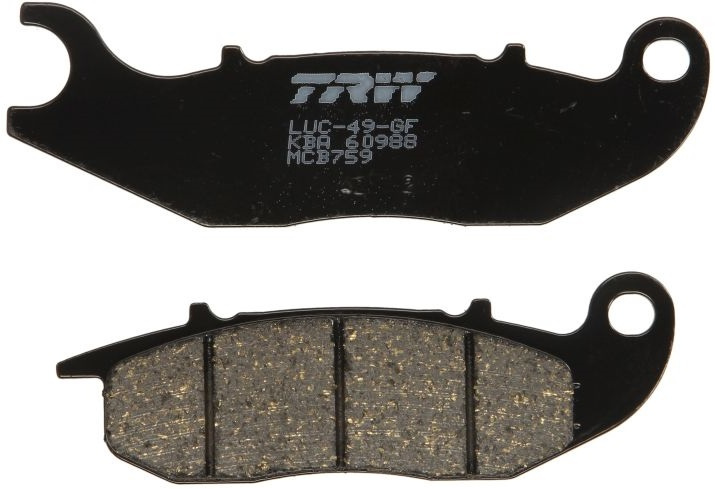 Set Placute Frana Moto Fata / Spate Trw MCB759