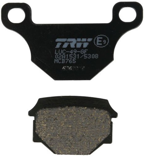 Set Placute Frana Moto Fata / Spate Trw MCB765