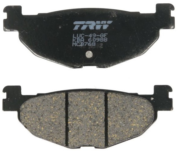 Set Placute Frana Moto Fata / Spate Trw MCB768