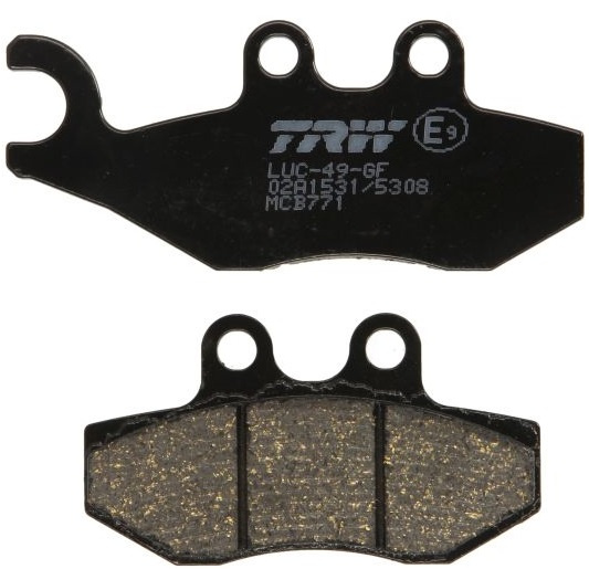 Set Placute Frana Moto Fata / Spate Trw MCB771