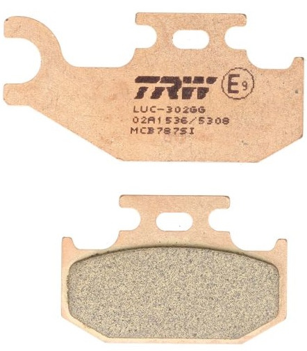 Set Placute Frana Moto Fata / Spate Trw MCB787SI