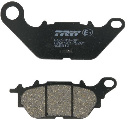 Set Placute Frana Moto Fata / Spate Trw MCB812