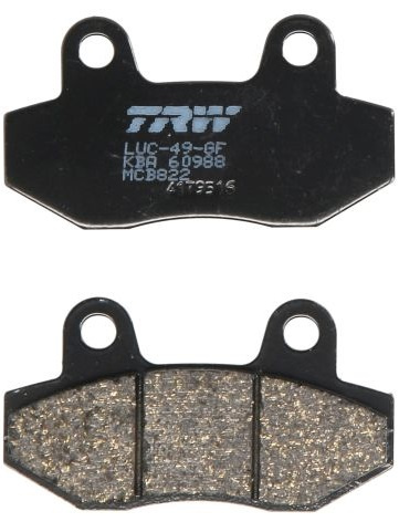 Set Placute Frana Moto Fata / Spate Trw MCB822