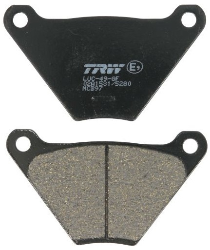 Set Placute Frana Moto Fata / Spate Trw MCB97