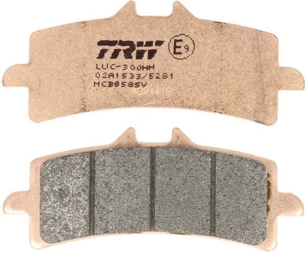 Set Placute Frana Moto Fata Trw Aprilia RSV; Benelli Impeto, Tesi; Bimota DB; Bmw HP2, HP4, S; Ducati 1098, 1198, 848, Desmosedici 600-1400 MCB858SV