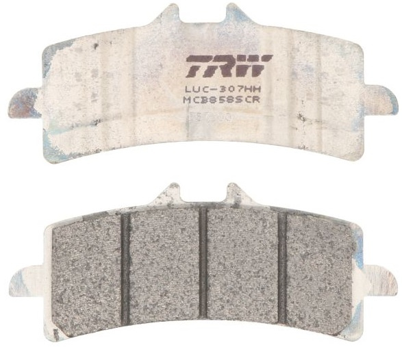 Set Placute Frana Moto Fata Trw Aprilia RSV; Benelli Impeto, Tesi; Bimota Db; Bmw HP2, HP4, S; Ducati 1098, 1198, 848, Desmosedici 600-1400 MCB858SCR