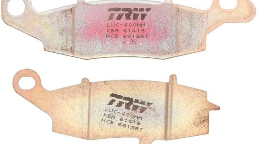 Set Placute Frana Moto Fata Trw Kawasaki ER-6F, ER-6N, GPZ, KLE, KLV, VN, W, Z, ZR, ZR-7, ZRX; Suzuki DL, GS 125-1700 1991-2020 MCB681SRT