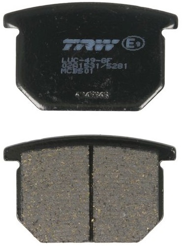 Set Placute Frana Moto Fata Trw MCB501