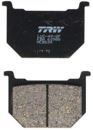 Set Placute Frana Moto Fata Trw MCB509