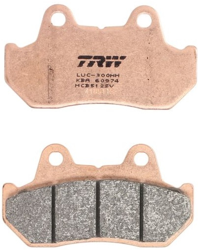 Set Placute Frana Moto Fata Trw MCB512SV