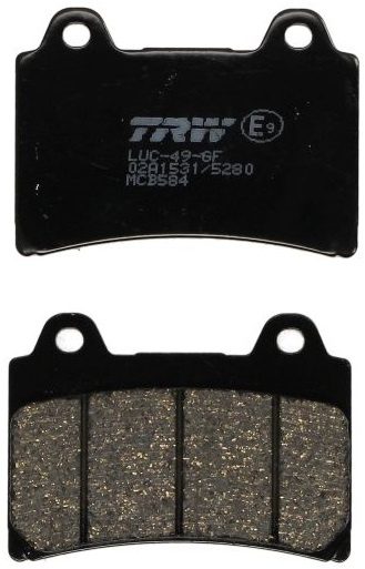 Set Placute Frana Moto Fata Trw MCB584