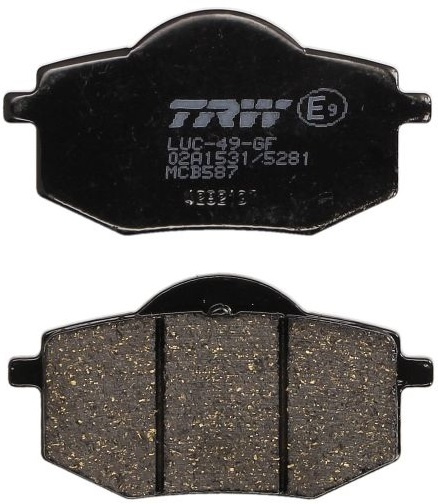 Set Placute Frana Moto Fata Trw MCB587