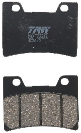Set Placute Frana Moto Fata Trw MCB593