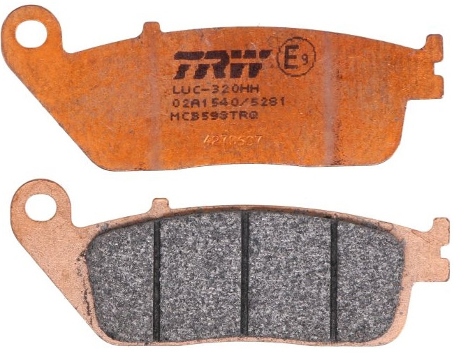 Set Placute Frana Moto Fata Trw MCB598TRQ