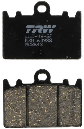 Set Placute Frana Moto Fata Trw MCB643
