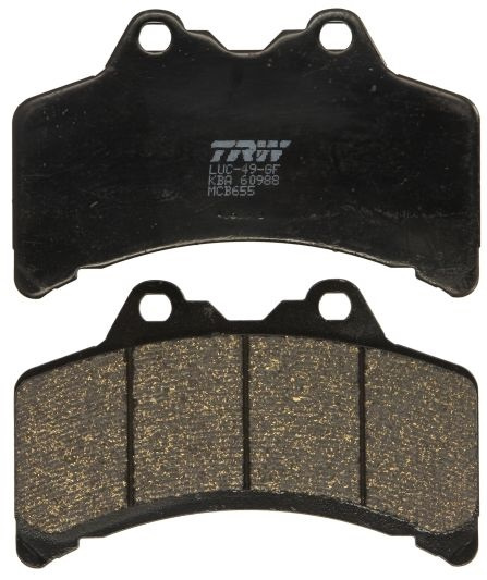 Set Placute Frana Moto Fata Trw MCB655