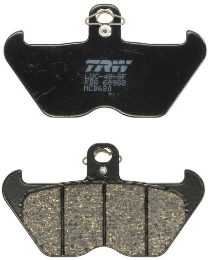Set Placute Frana Moto Fata Trw MCB680