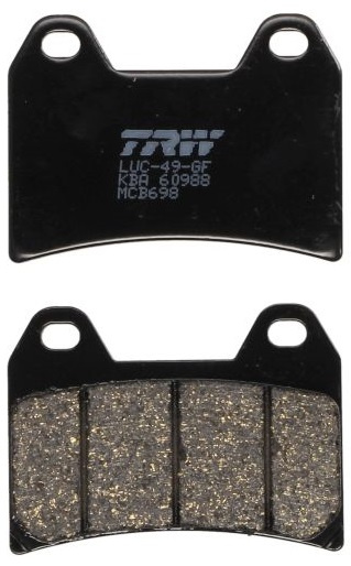 Set Placute Frana Moto Fata Trw MCB698