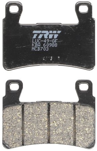 Set Placute Frana Moto Fata Trw MCB703