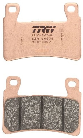 Set Placute Frana Moto Fata Trw MCB703SV