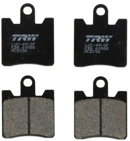 Set Placute Frana Moto Fata Trw MCB706