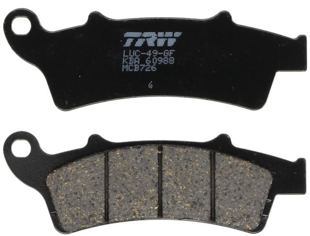 Set Placute Frana Moto Fata Trw MCB726