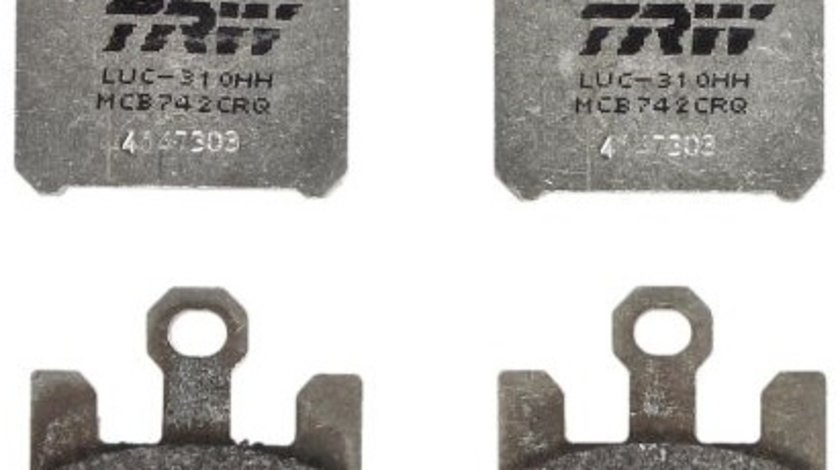 Set Placute Frana Moto Fata Trw MCB742CRQ