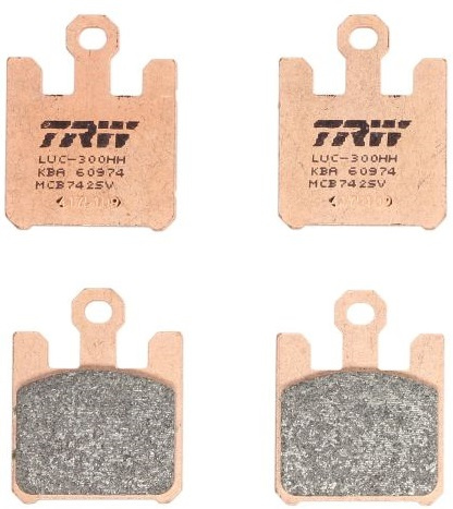 Set Placute Frana Moto Fata Trw MCB742SV