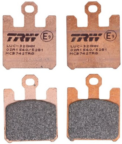 Set Placute Frana Moto Fata Trw MCB742TRQ