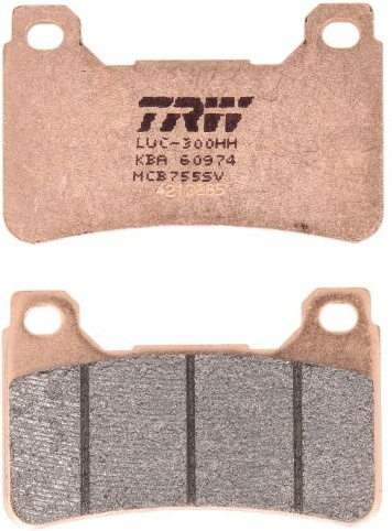 Set Placute Frana Moto Fata Trw MCB755SV