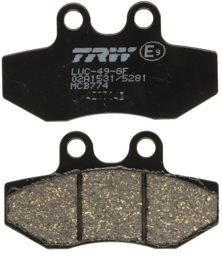Set Placute Frana Moto Fata Trw MCB774