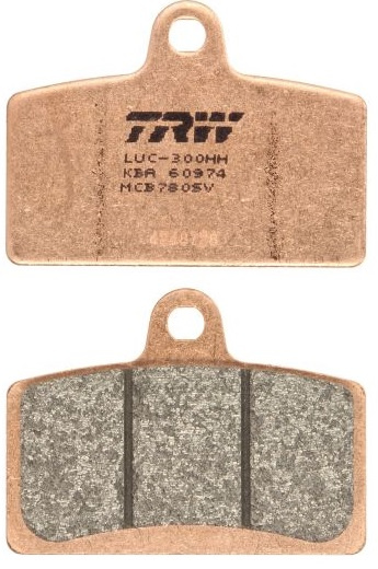 Set Placute Frana Moto Fata Trw MCB780SV
