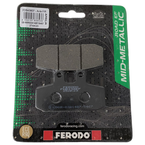 Set Placute Frana Moto Spate Ferodo Aprilia Atlantic, ETX, Leonardo, Red Rose, RX, Scarabeo, Sportci...