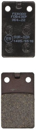Set Placute Frana Moto Spate Ferodo FDB436P