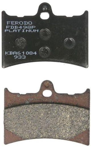 Set Placute Frana Moto Spate Ferodo FDB498P