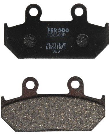 Set Placute Frana Moto Spate Ferodo FDB663P