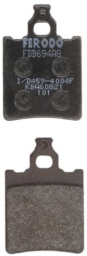 Set Placute Frana Moto Spate Ferodo FDB694AG