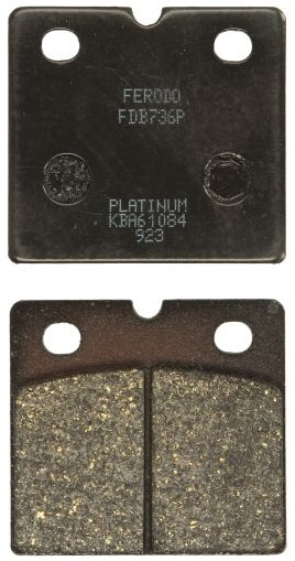 Set Placute Frana Moto Spate Ferodo FDB736P