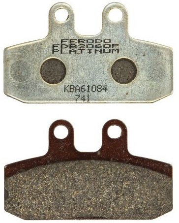 Set Placute Frana Moto Spate Ferodo Honda CA 125 Rebel 1998→ FDB2060P