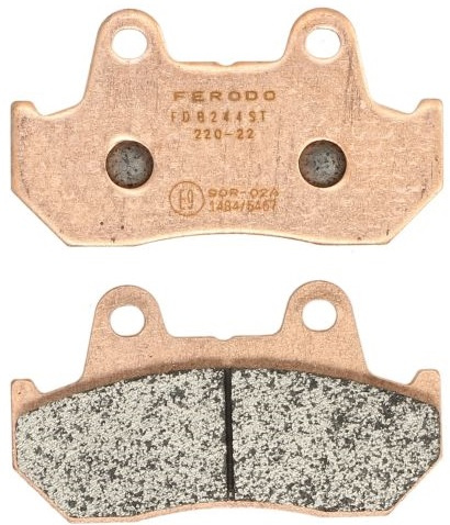 Set Placute Frana Moto Spate Ferodo Honda GL 1100-1500 / CX500-650 / VT500 / Transalp 1987-1990 / VT700C / VT750 1983-1996 / CB750 / XLV 750 1984-1988 / 1985-1993 VT1100 FDB244ST