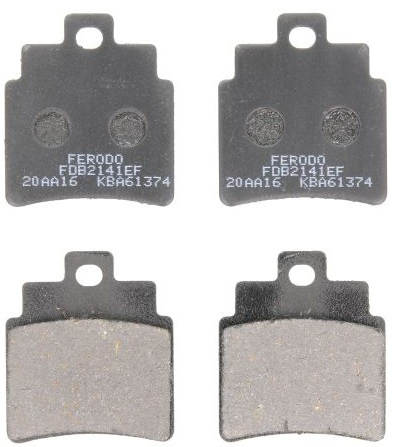 Set Placute Frana Moto Spate Ferodo Kymco Grand Dink 250 2001-2005 FDB2141EF