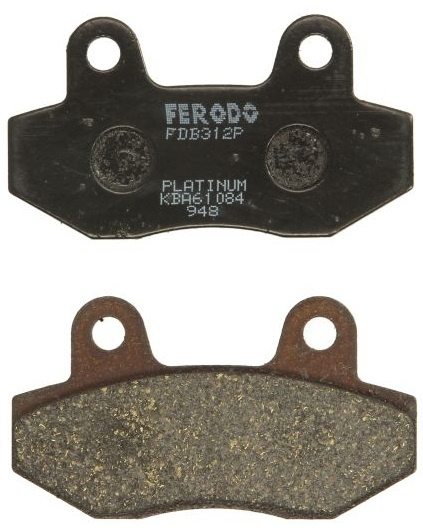 Set Placute Frana Moto Spate Ferodo Kymco Pulsar 125 2001→ FDB312P