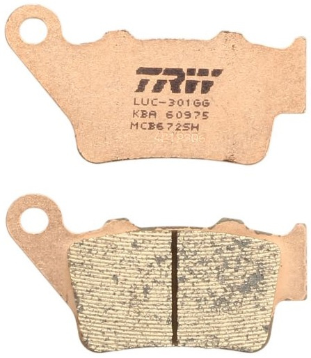 Set Placute Frana Moto Spate Trw MCB672SH