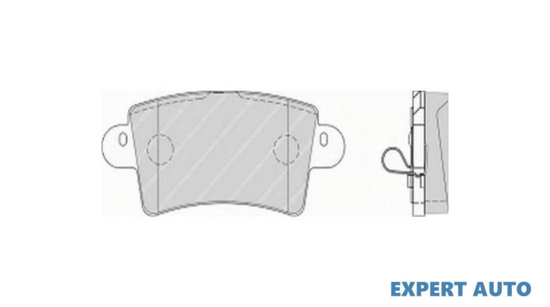 Set placute frana Nissan INTERSTAR caroserie (X70) 2002-2016 #3 0986494043