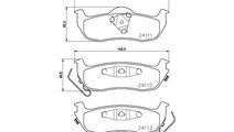 Set placute frana Nissan TITAN 2003-2016 #2 098649...