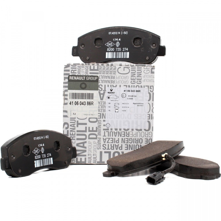 Set Placute Frana Oe Renault Master 3 2010→ 410604386R