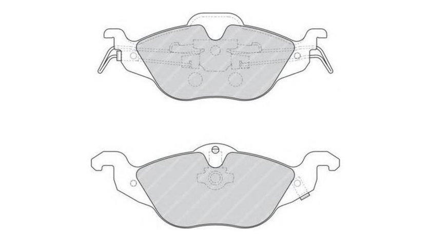 Set placute frana Opel ASTRA G cupe (F07_) 2000-2005 #3 068402