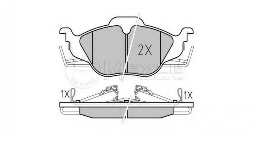 Set placute frana Opel ASTRA G cupe (F07_) 2000-2005 #2 0252306317