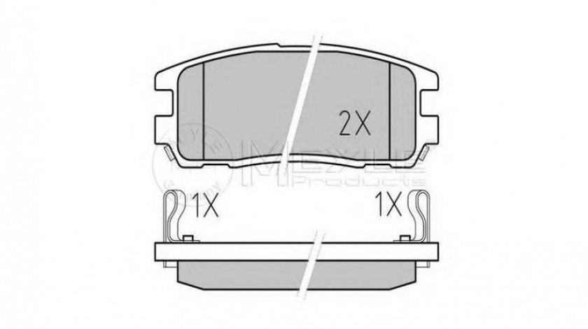 Set placute frana Opel FRONTERA A (5_MWL4) 1992-1998 #2 0252187514